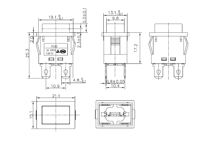 4 pin rocker switch wiring diagram