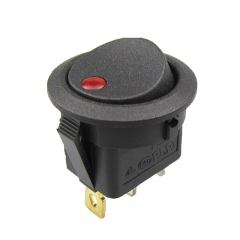 Red Light Rocker Switch