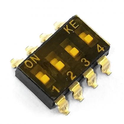 surface mounting 8 pin dip switch