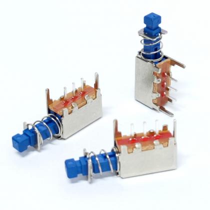Self-locking Straight Key Push Switch